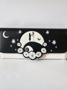 Loungefly Nightmare Before Christmas Spiral Hill Wallet Jack Sally Zero 2023 New